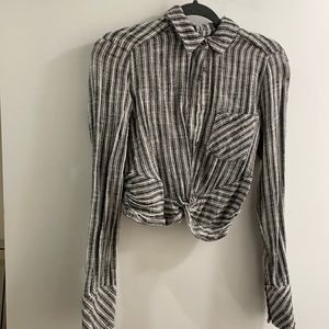 Free People Buttoned Shirt